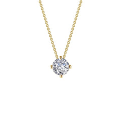 LAFONN 1.5 CTW Solitaire Necklace N0175CLP20