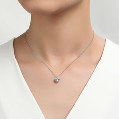 LAFONN 1.5 CTW Solitaire Necklace N0175CLP20