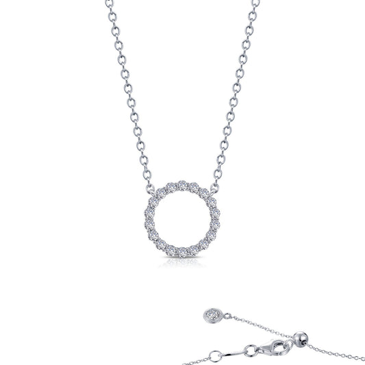 LAFONN 0.63 CTW Open Circle Necklace N0188CLP20