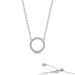 LAFONN 0.63 CTW Open Circle Necklace N0188CLP20