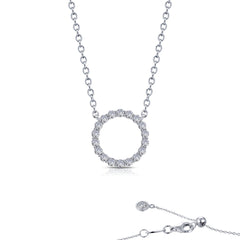 LAFONN 0.88 CTW Open Circle Necklace N0189CLP20