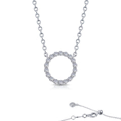 LAFONN 1.15 CTW Open Circle Necklace N0190CLP20