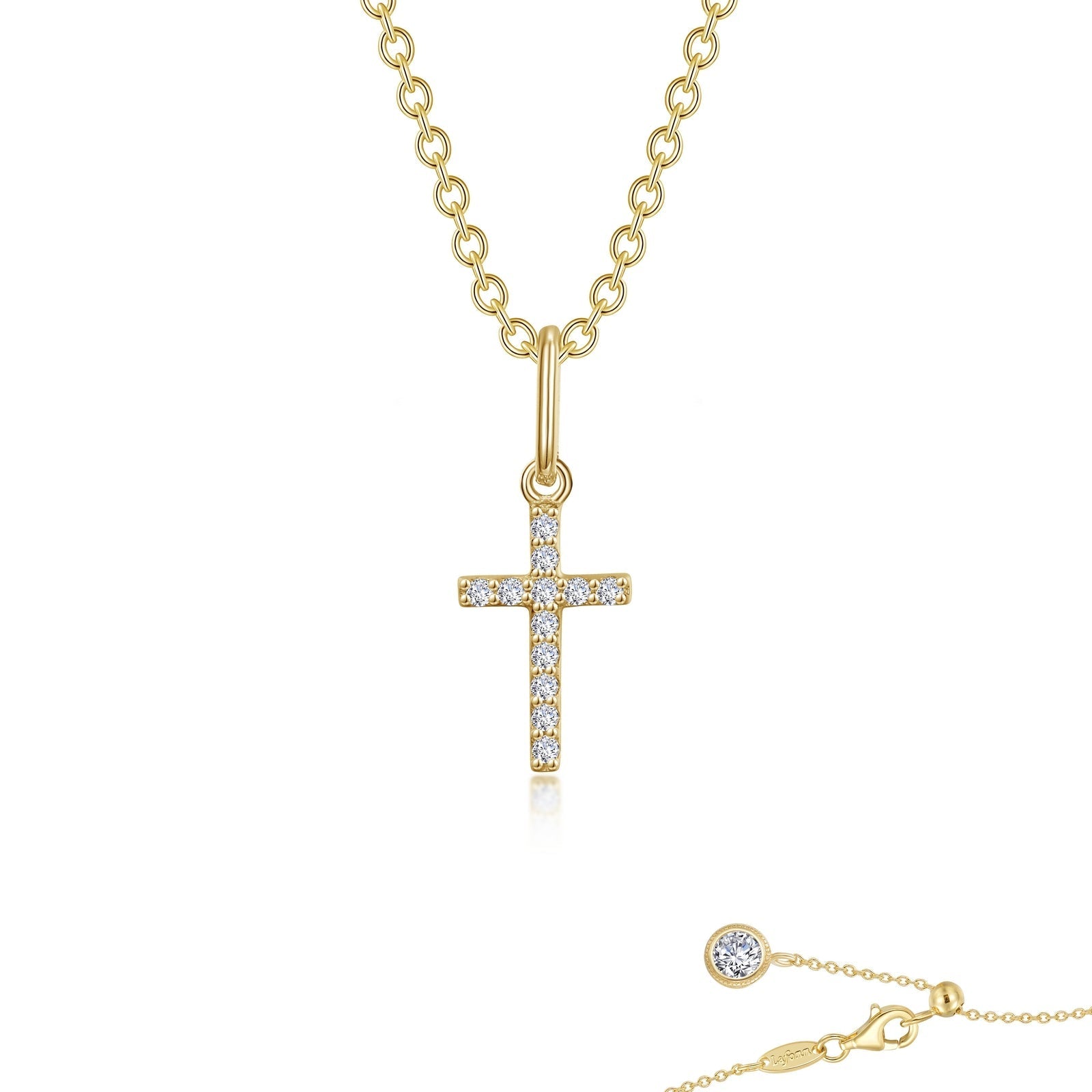 LAFONN Mini Cross Necklace N0237CLG20