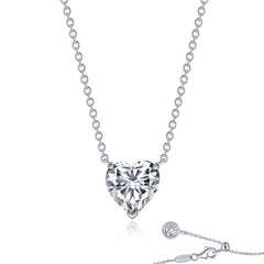 LAFONN Heart Solitaire Necklace N0245CLG20
