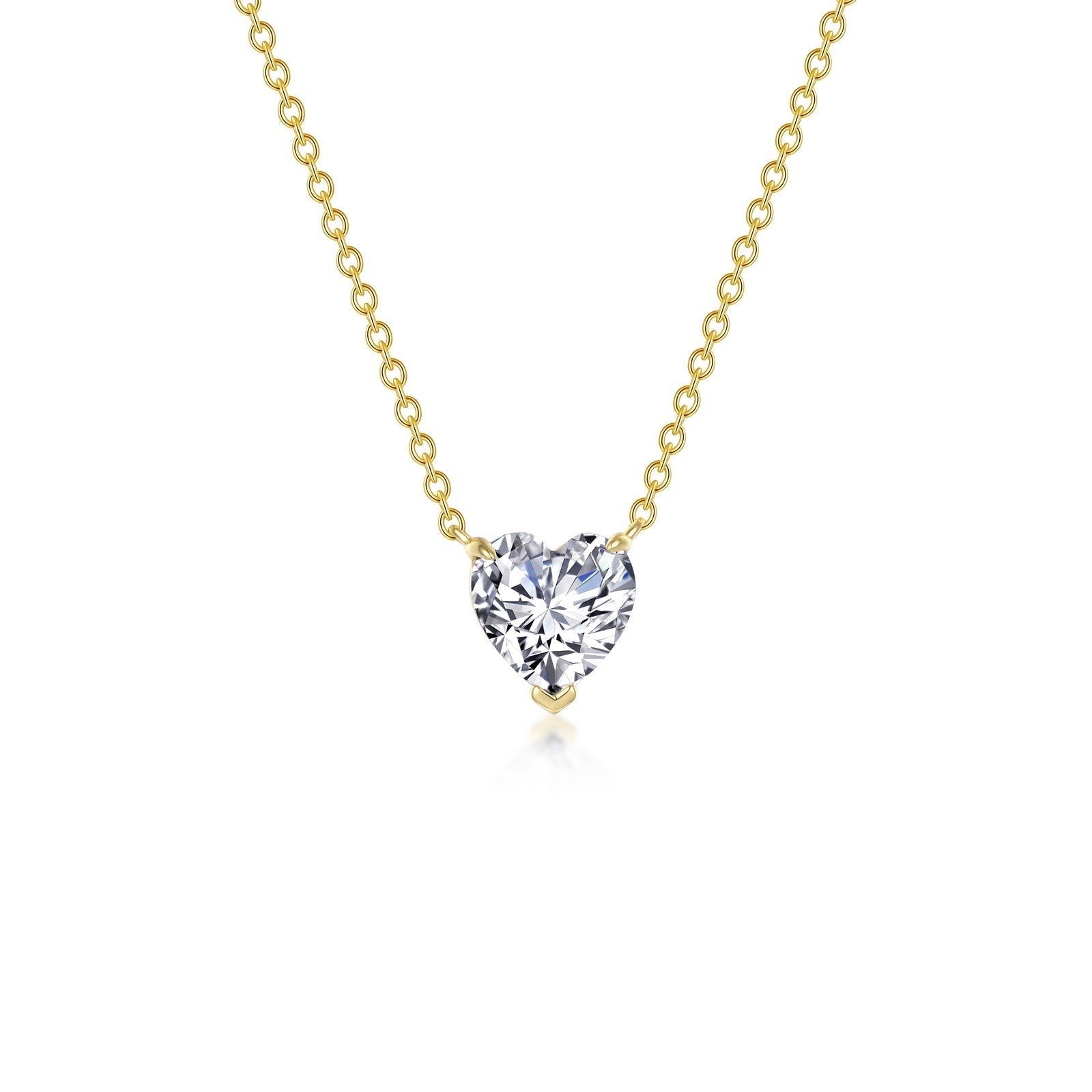 LAFONN Heart Solitaire Necklace N0277CLP20