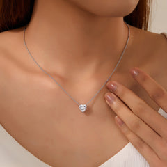 LAFONN Heart Solitaire Necklace N0277CLG20