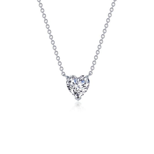 LAFONN Heart Solitaire Necklace N0277CLP20