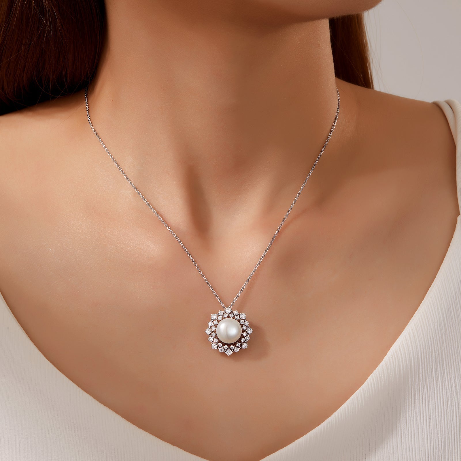 LAFONN Cultured Freshwater Pearl Necklace N0284PLP20