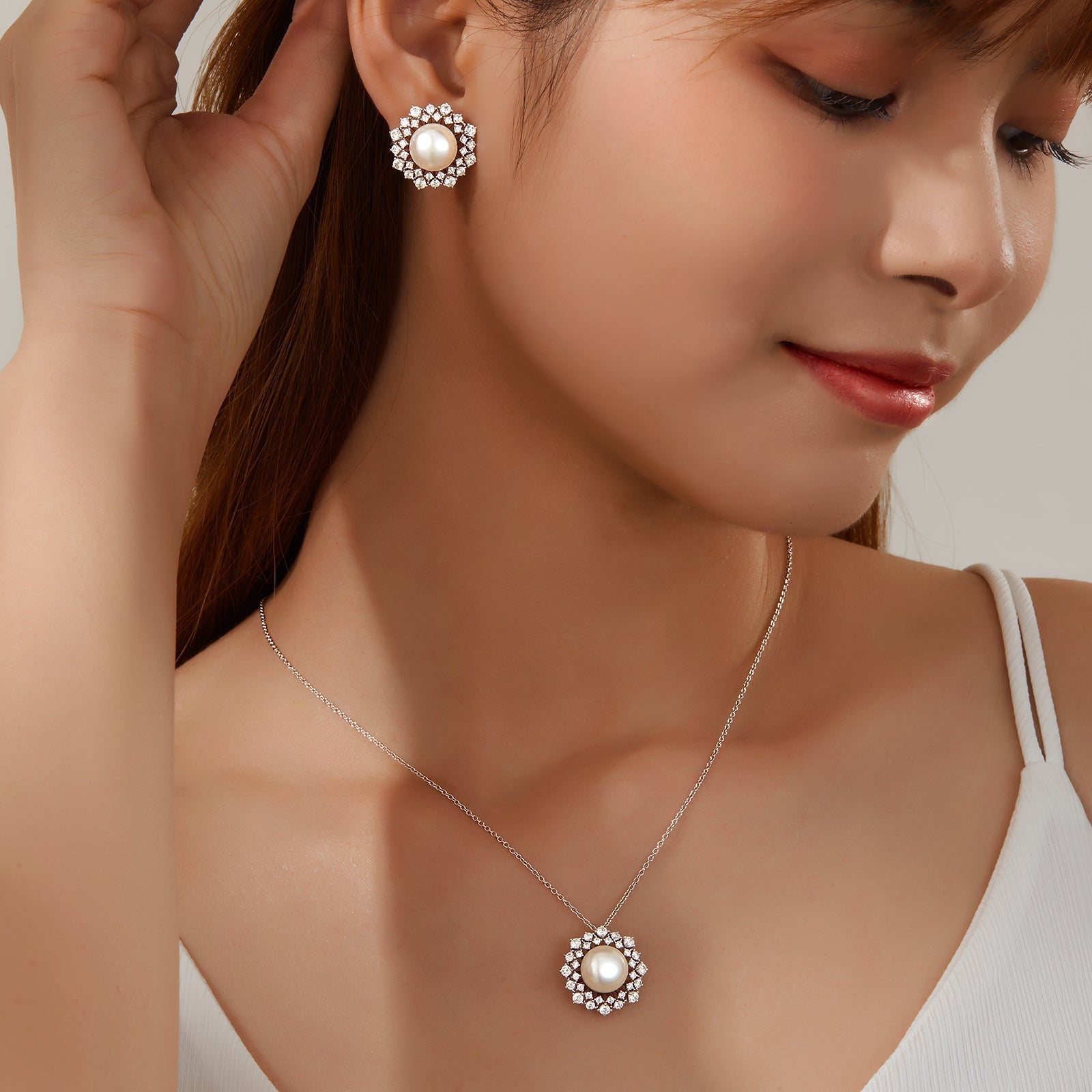 LAFONN Cultured Freshwater Pearl Necklace N0284PLP20