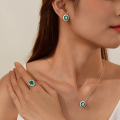LAFONN 3.35 CTW Halo Necklace SYN024SP20