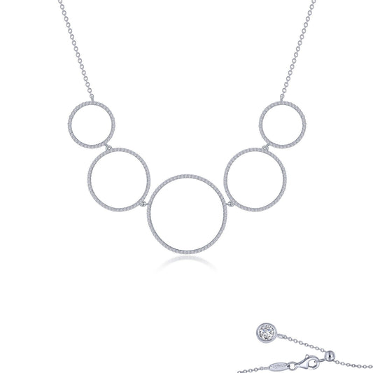 LAFONN Trendy Five-Circle Necklace N0296CLP20