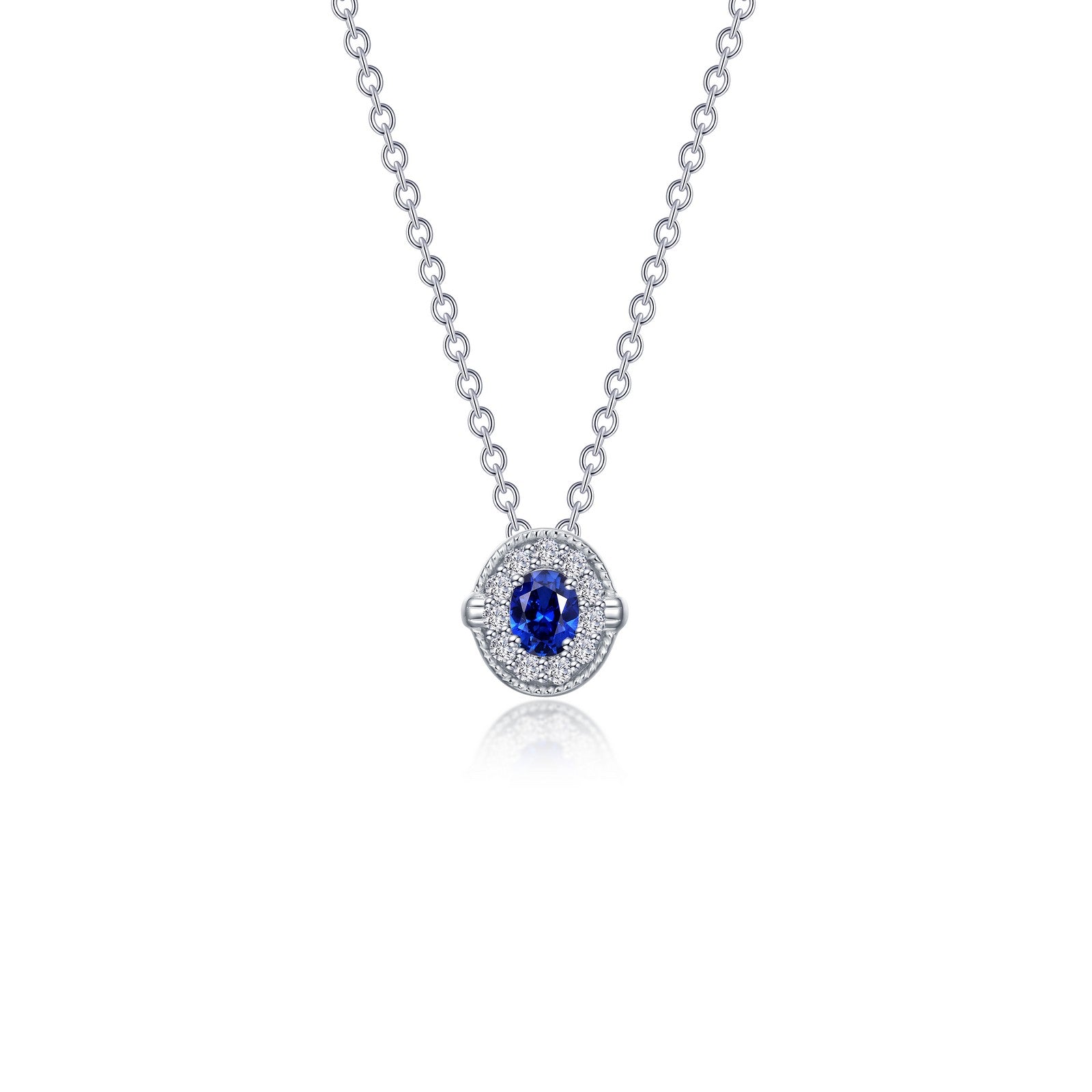 LAFONN 0.51 CTW Halo Necklace N0320CRP20