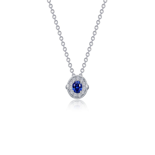 LAFONN 0.51 CTW Halo Necklace N0320CSP20
