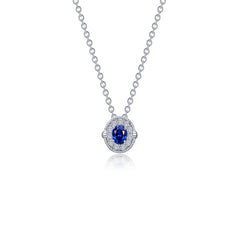 LAFONN 0.51 CTW Halo Necklace N0320CSP20