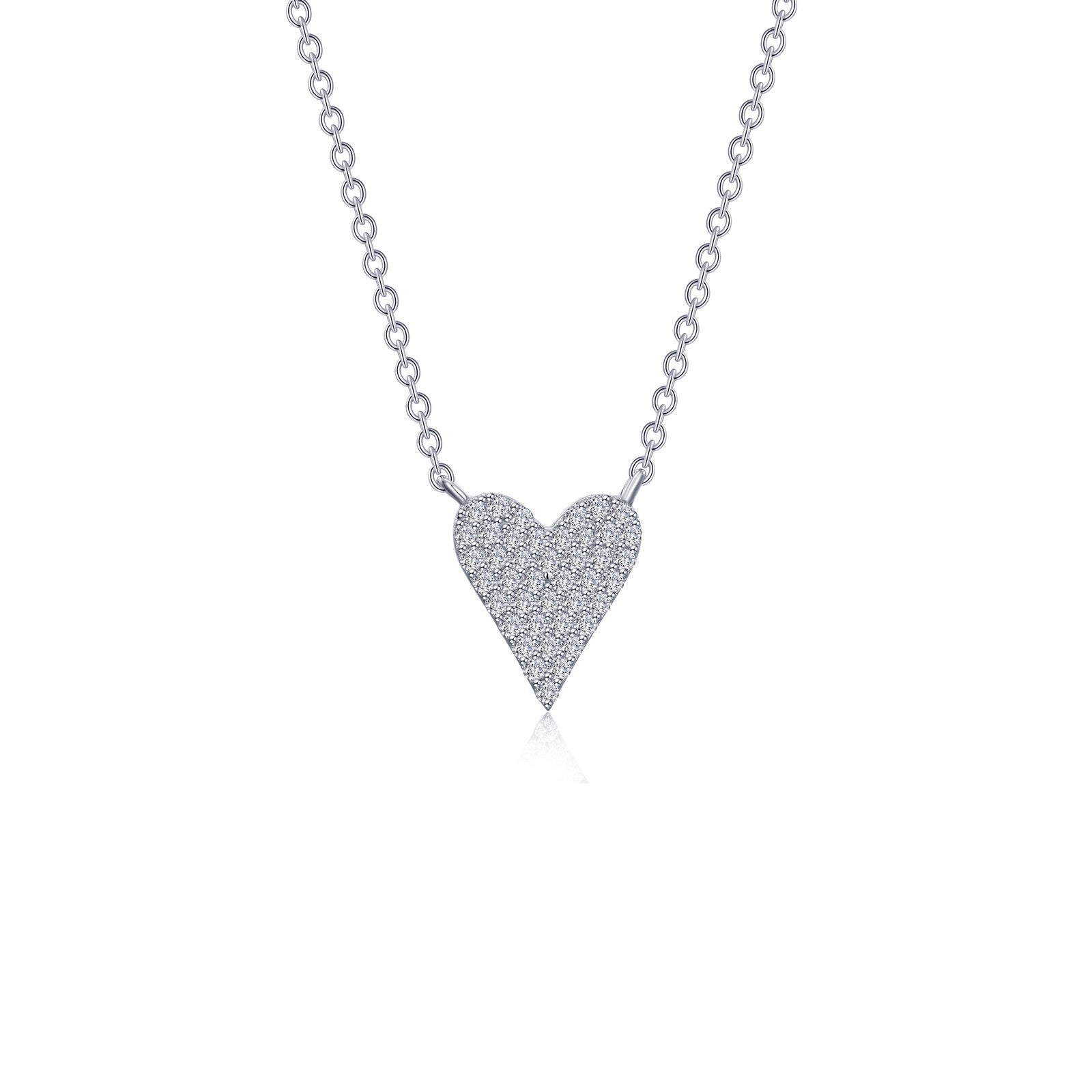 LAFONN Pave Heart Necklace N0323CLP20