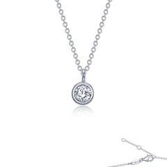 LAFONN 0.46 CTW Bezel-set Necklace N0329CLP20