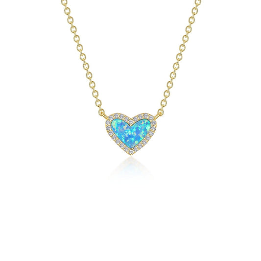 LAFONN Halo Heart Necklace N0331BOG20