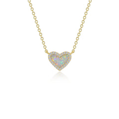 LAFONN Halo Heart Necklace N0331OPG20