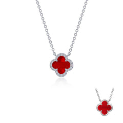 LAFONN 0.49 CTW Halo Necklace N0334MPG20