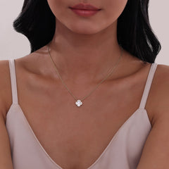 LAFONN 0.49 CTW Halo Necklace N0334MPG20