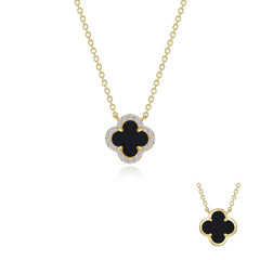 LAFONN 0.49 CTW Halo Necklace N0334MPG20