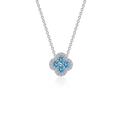 LAFONN 0.65 CTW Halo Necklace N0335CLP20