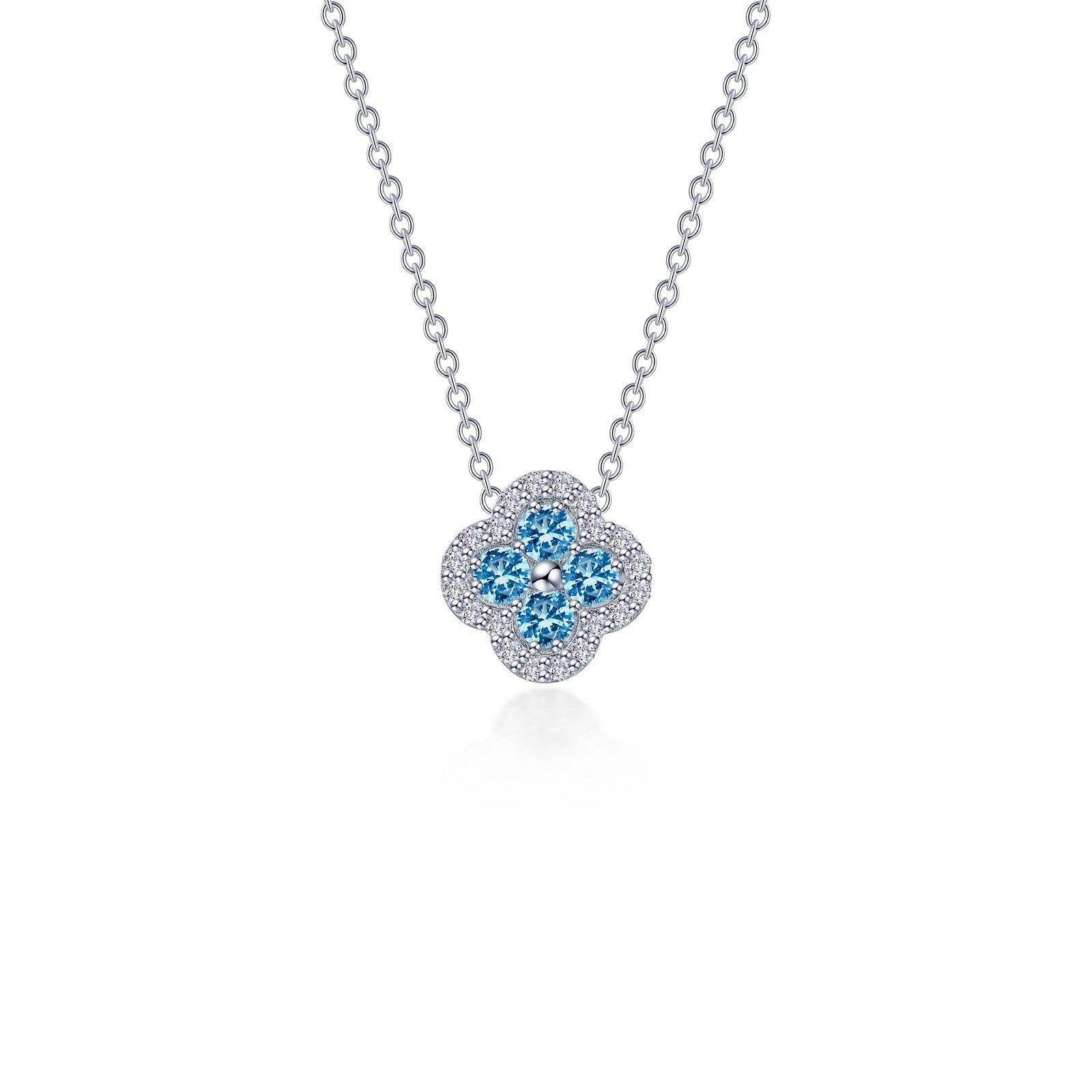 LAFONN 0.65 CTW Halo Necklace N0335CAP20