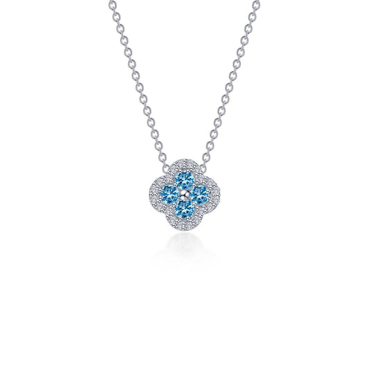 LAFONN 0.65 CTW Halo Necklace N0335BTP20