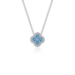 LAFONN 0.65 CTW Halo Necklace N0335BTP20