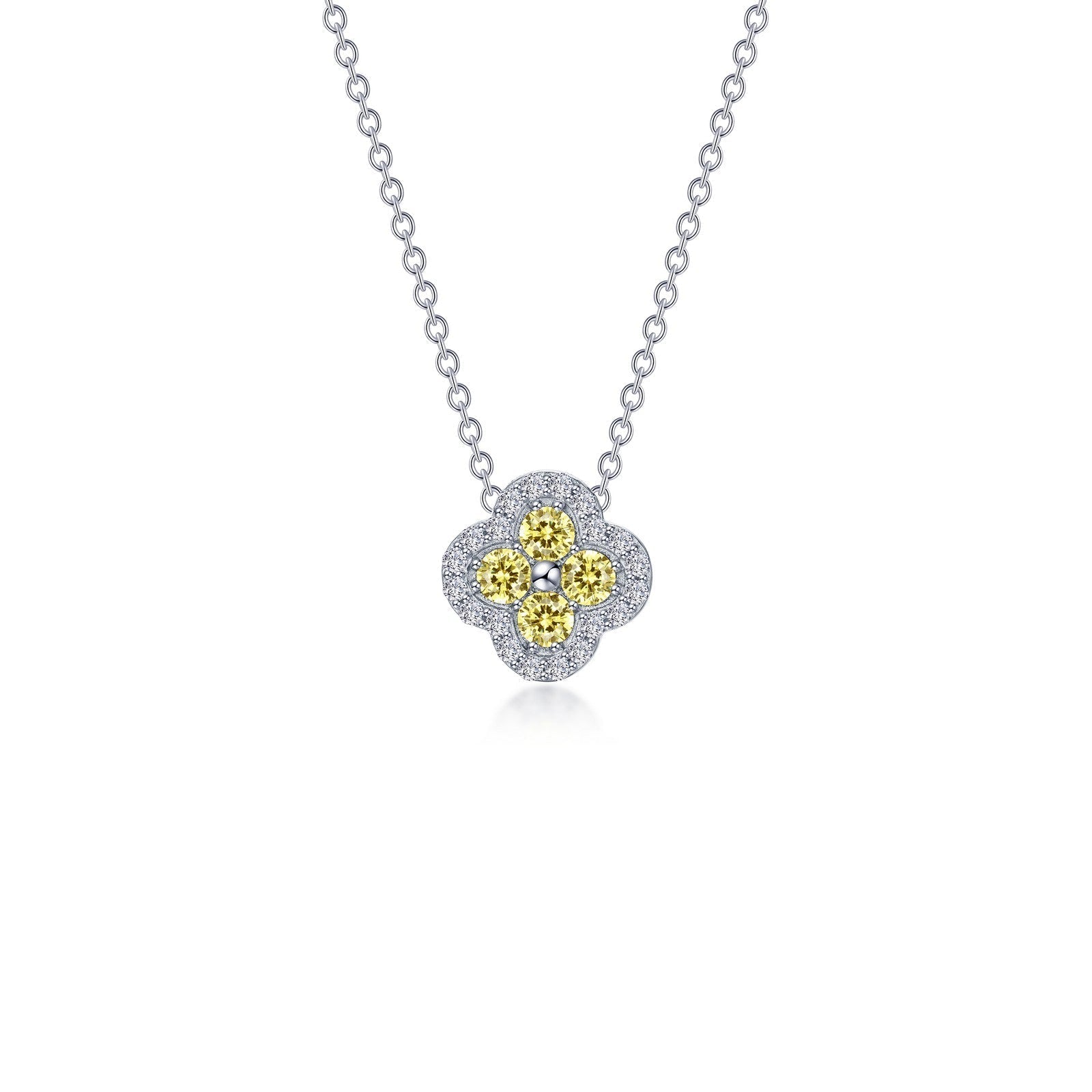 LAFONN 0.65 CTW Halo Necklace N0335CLP20