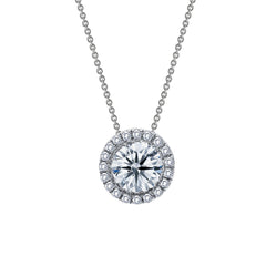 LAFONN 1.03 CTW Halo Necklace N2005CLP18