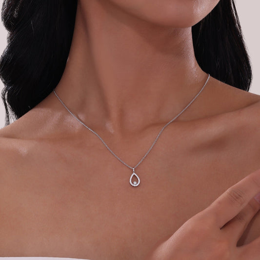 LAFONN Classic Pear-Shaped Necklace N2016CLP20