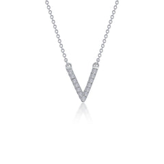 LAFONN Modern V-Shaped Necklace N2017CLP20