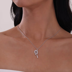 LAFONN Tennis Racket Necklace N2021CLP20