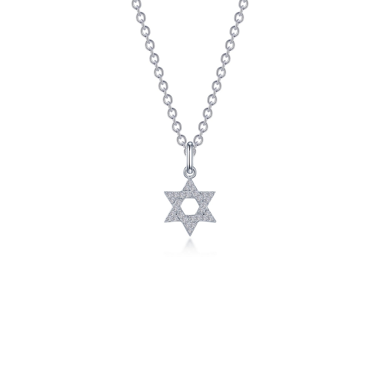 LAFONN 0.55 CTW Star of David Necklace N2028CLP20