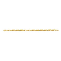 Royal Chain 14K Gold Fancy Oval Box Link N3450