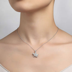 LAFONN Sea Turtle Pendant Necklace P0154CLP18