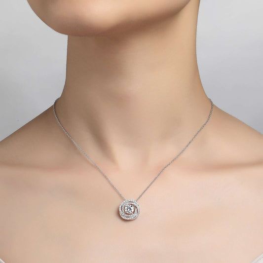 LAFONN Circle Knot Pendant Necklace P0185CLP18