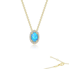 LAFONN Vintage Inspired Halo Necklace P0204BOG18