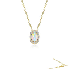 LAFONN Classic Halo Pendant Necklace P0204OPP18