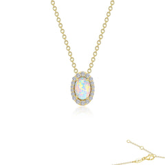 LAFONN Vintage Inspired Halo Necklace P0204BOG18