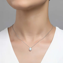 LAFONN Classic Halo Pendant Necklace P0204OPP18