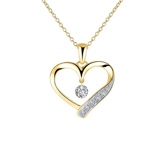 LAFONN Open Heart Pendant Necklace P0221CLT20
