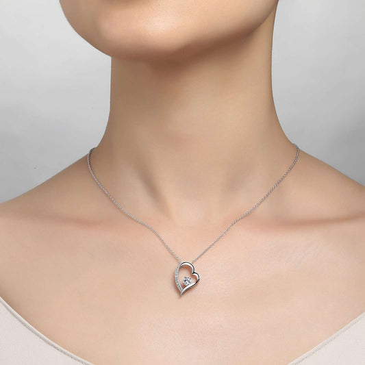 LAFONN Open Heart Pendant Necklace P0222CLP20