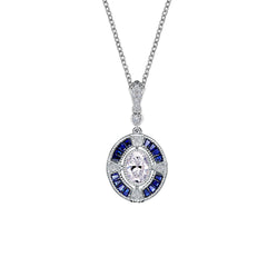 LAFONN Art Deco Inspired Pendant Necklace P0231CSP20