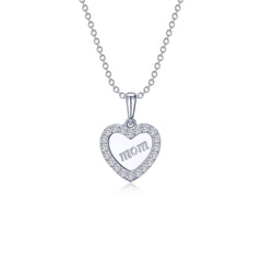 LAFONN Mom Heart Necklace P0269CLP20