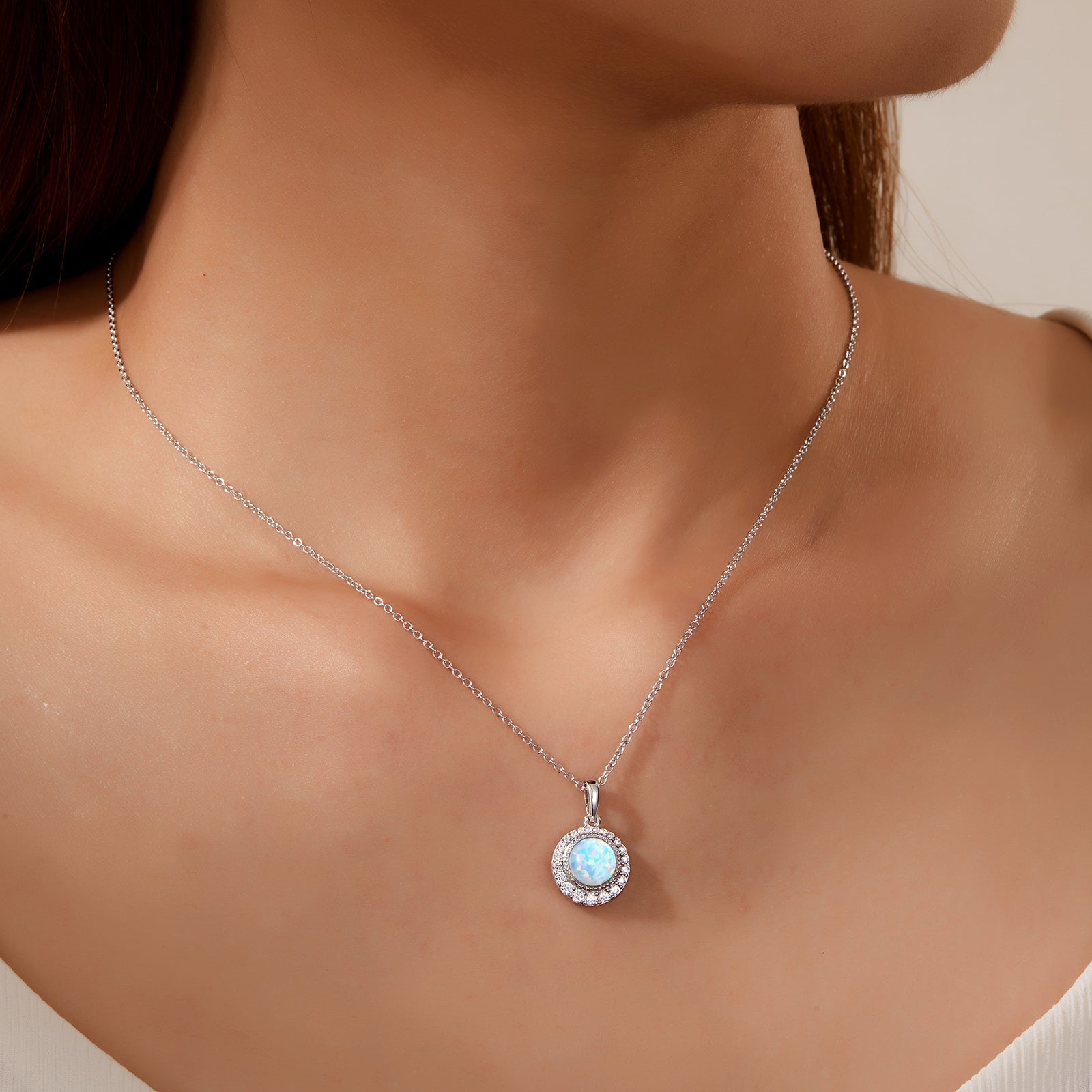 LAFONN Halo Necklace P0283OPP20