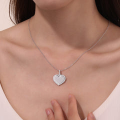 LAFONN Fancy Heart Pendant Necklace P0292CLP20