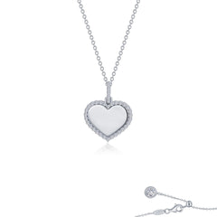 LAFONN Fancy Heart Pendant Necklace P0292CLP20