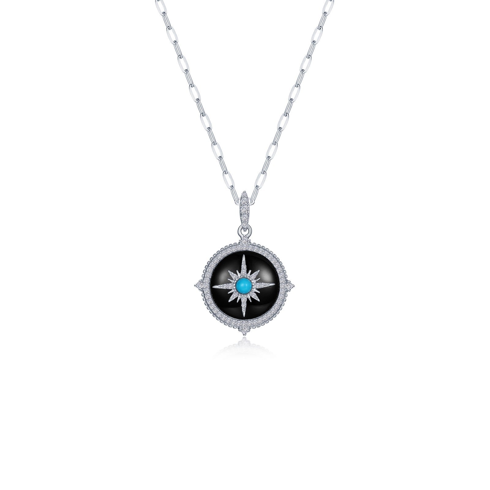 LAFONN Voyager Compass Pendant Necklace P0322TOP20